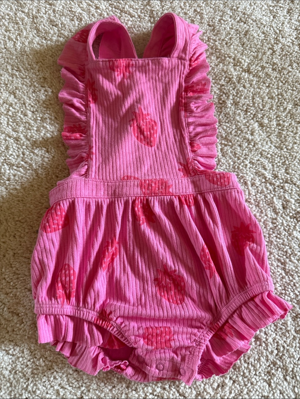 Strawberry Pink Romper 18M